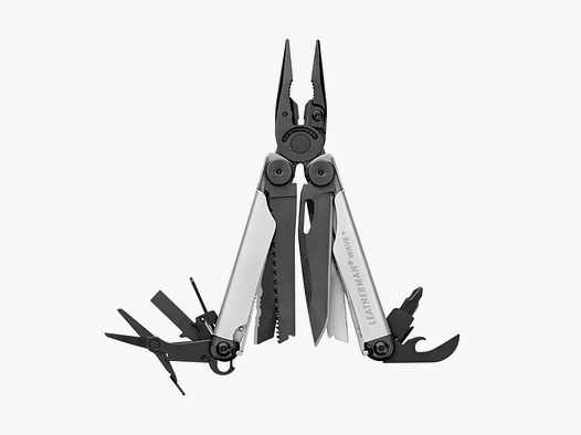 Leatherman Tool Wave Plus nero/argento Strumenti