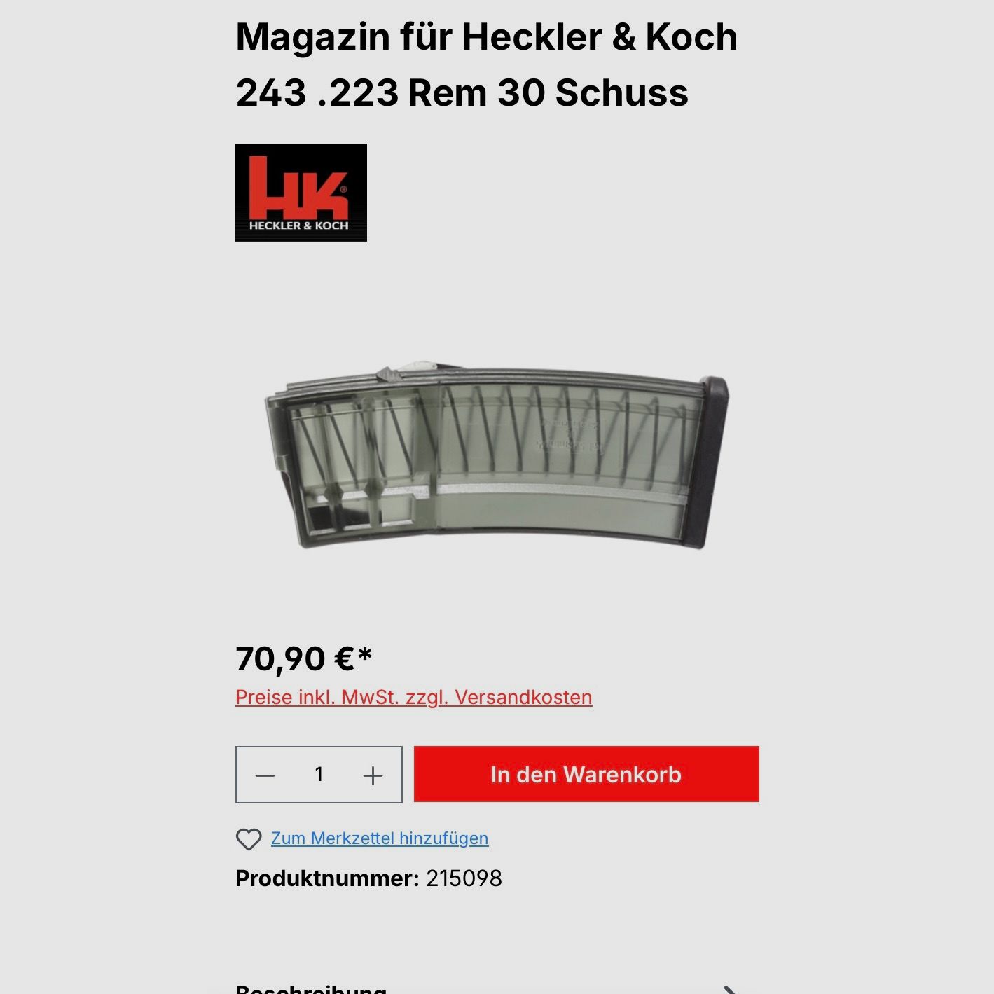 Magazin HK