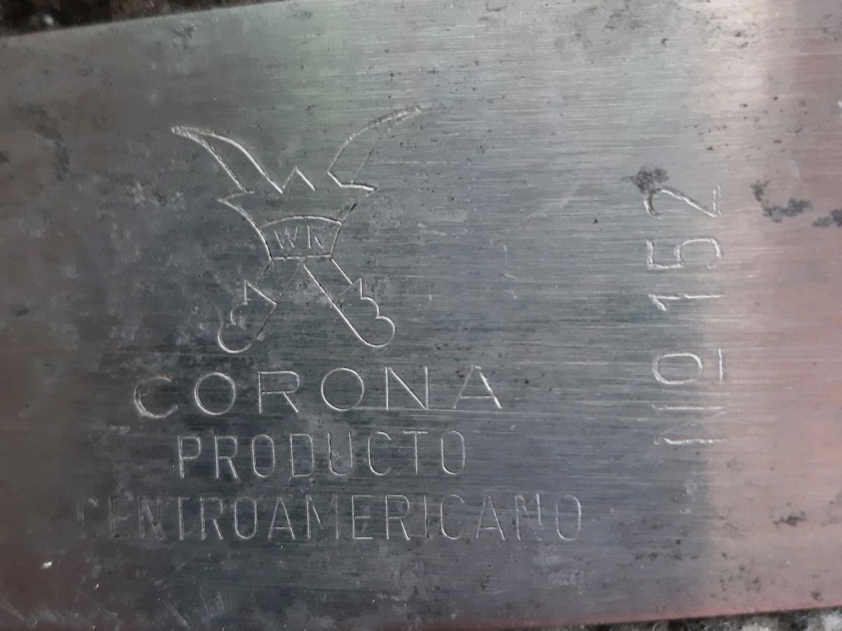 SCHEUNENFUND, eine über 40 Jahre alte MACHETE mit Hersteller Gravur 