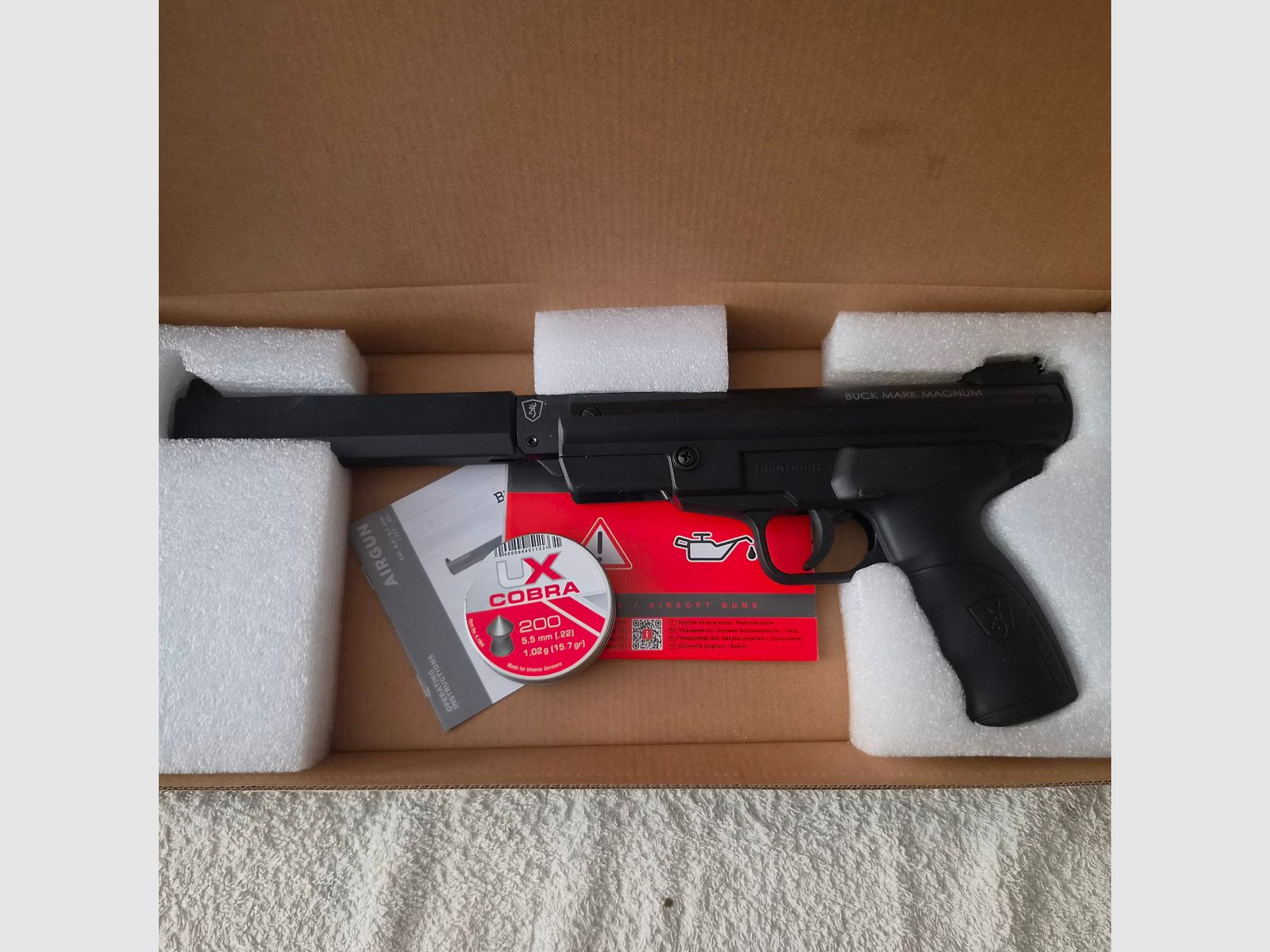Luftpistole Browning Buck Mark Magnum