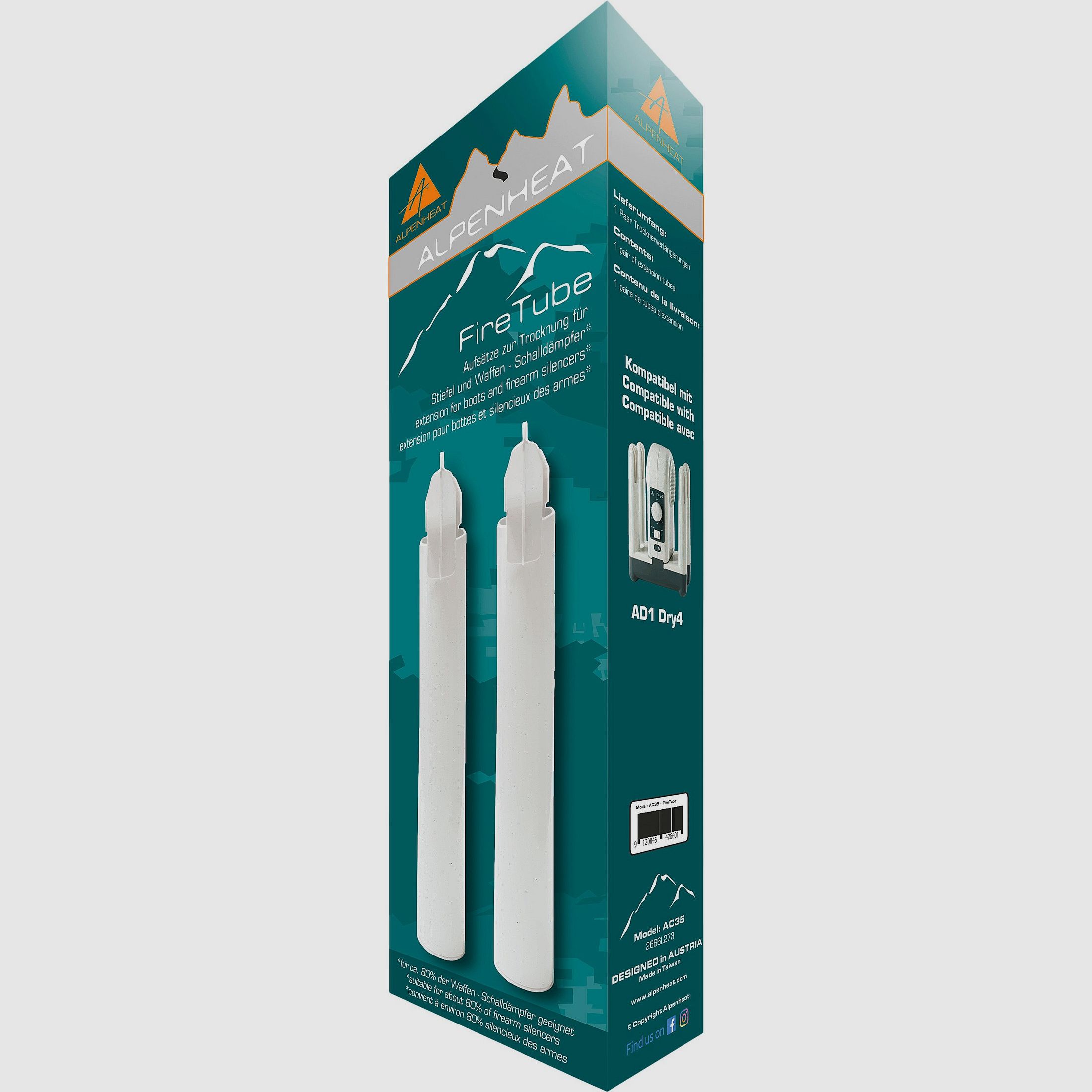 Alpenheat Extensiones de Secador FireTube