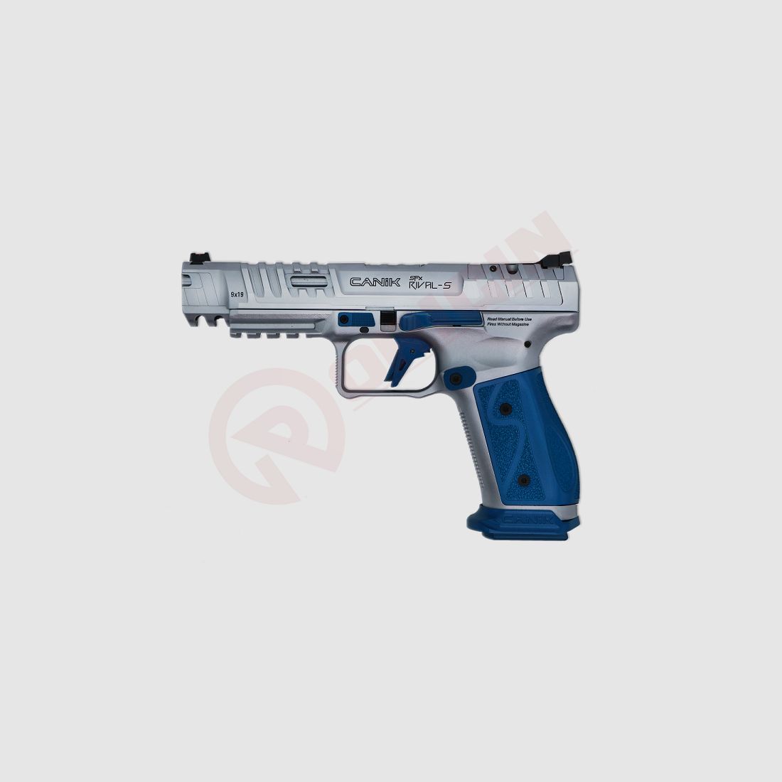 CANIK SFX9 RIVAL STEEL CHROME BLUE, image 1 sur 2