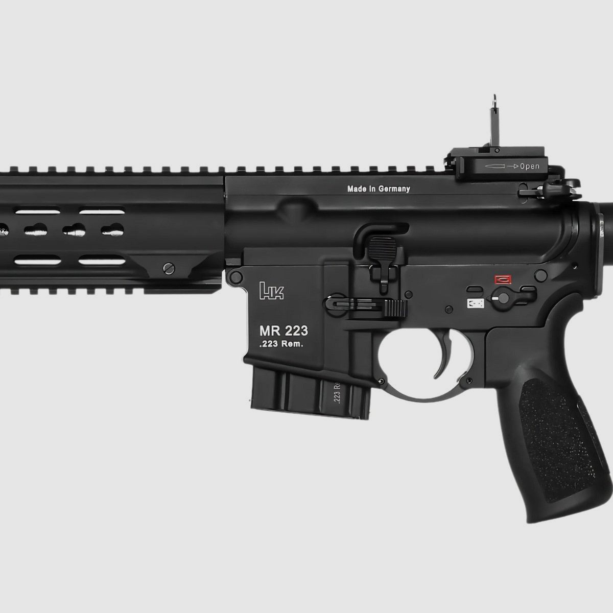 Heckler & Koch MR223 A3 avec garde-main court Slim-Line HKey 11" Noir - 239666, image 4 sur 5
