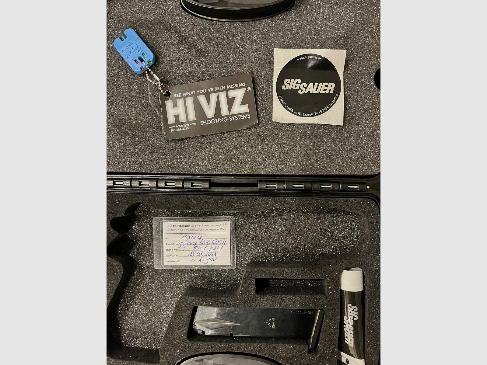 SIG Sauer P226 LDC II – 9 mm – Made in Germany – incl. .22 l.r. conversion system