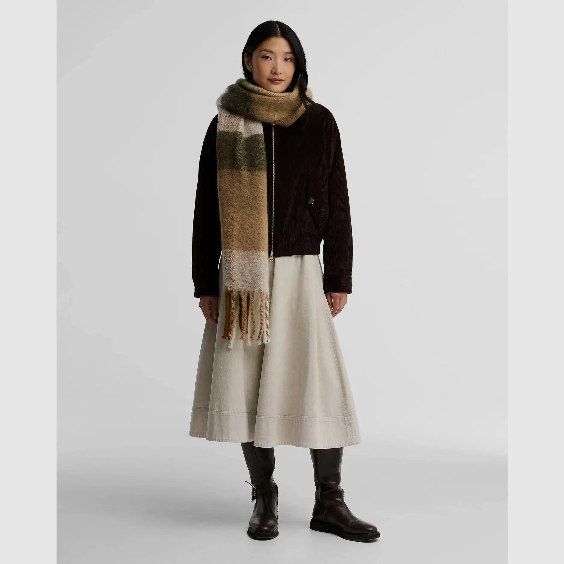 Barbour Marie Scarf, classic beige, afbeelding 5 van 5