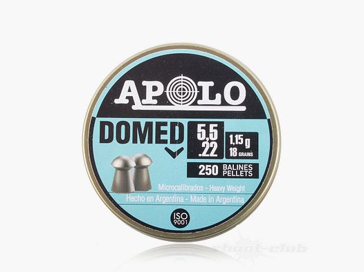 Apolo Domed Diabolos 5,5mm / 1,15 g / 250 pz