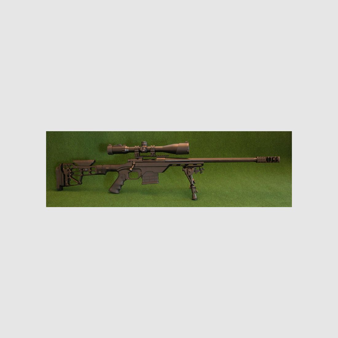 Accuracy HOWA 1500 cal. 308 Win sniper custom-made LSS skeleton folding stock 4-chamber brake scope UTG-Swat