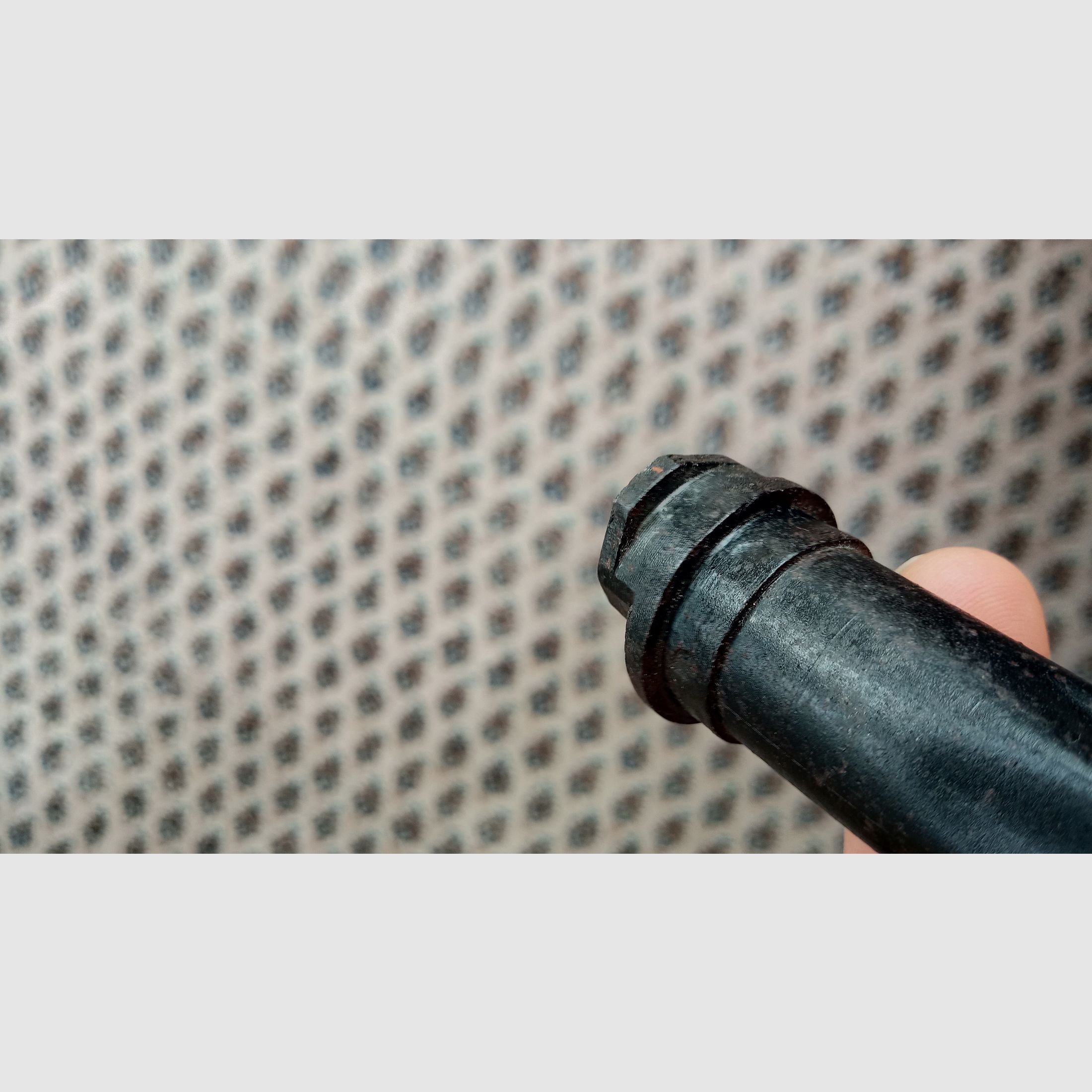 Spätes ungarisches AMD-65 Gasrohr von FEG phosphatiert und schwarz lackiert / unbenutzt aber rostig // AK / AKM