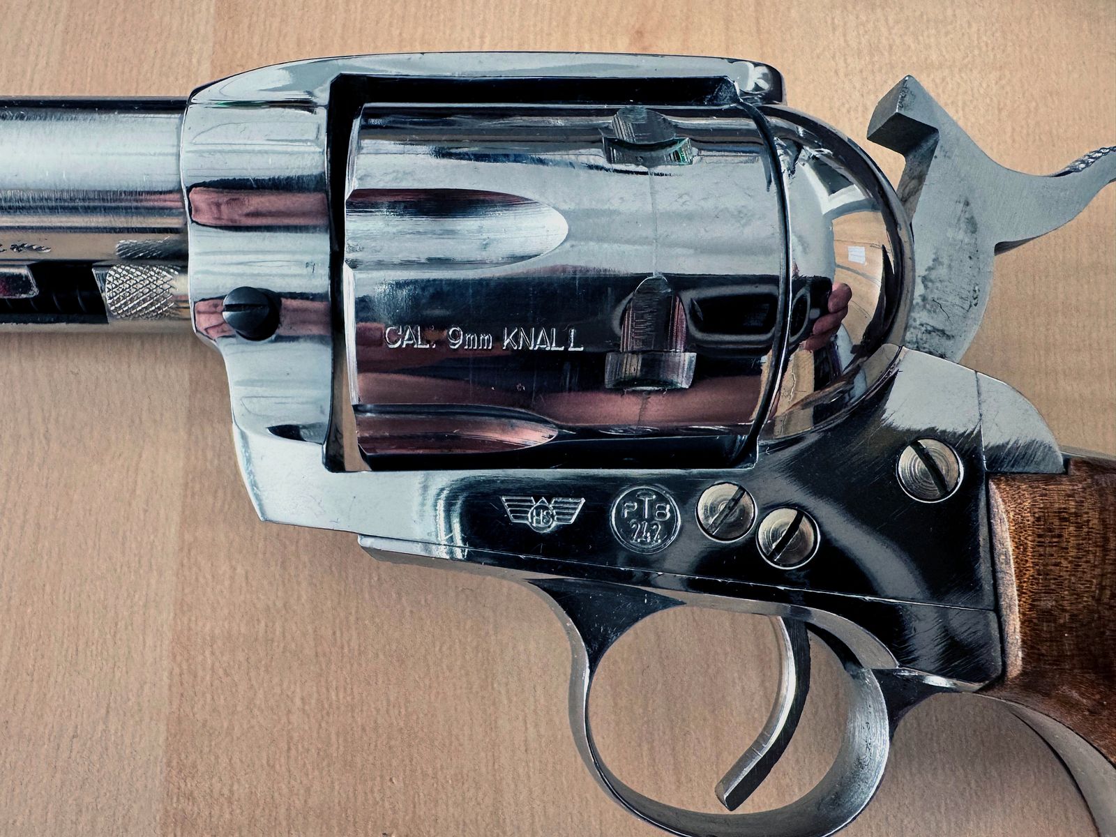 Verkaufe Peacemaker 9mm Knall 7" verchromt