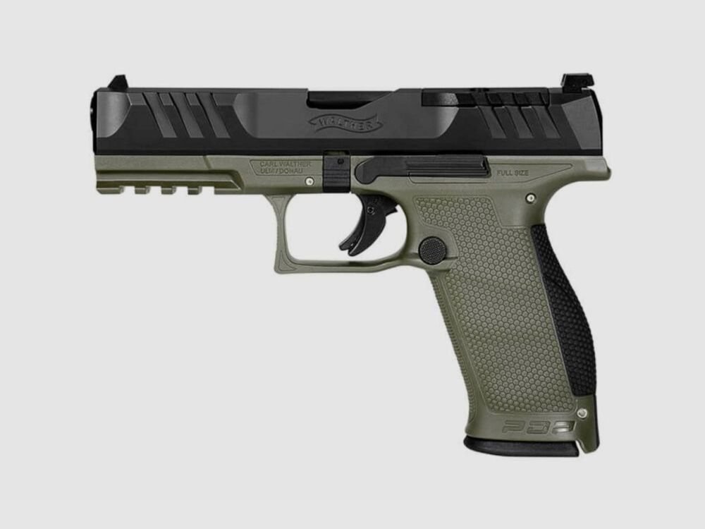 WALTHER PDP FS 4.5" 18R 9x19 OR OD Green Pistole 9mm Luger	 9mmLuger