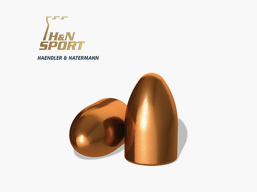 Geschosse H&N HS RN 9mm (.356) - 125 grains 500 Stk.