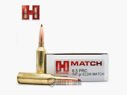 20 Munitions HORNADY 6.5 Prc 147 Gr Eld Match