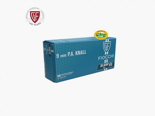 FIOCCHI Platzpatronen Kal. 9mm
