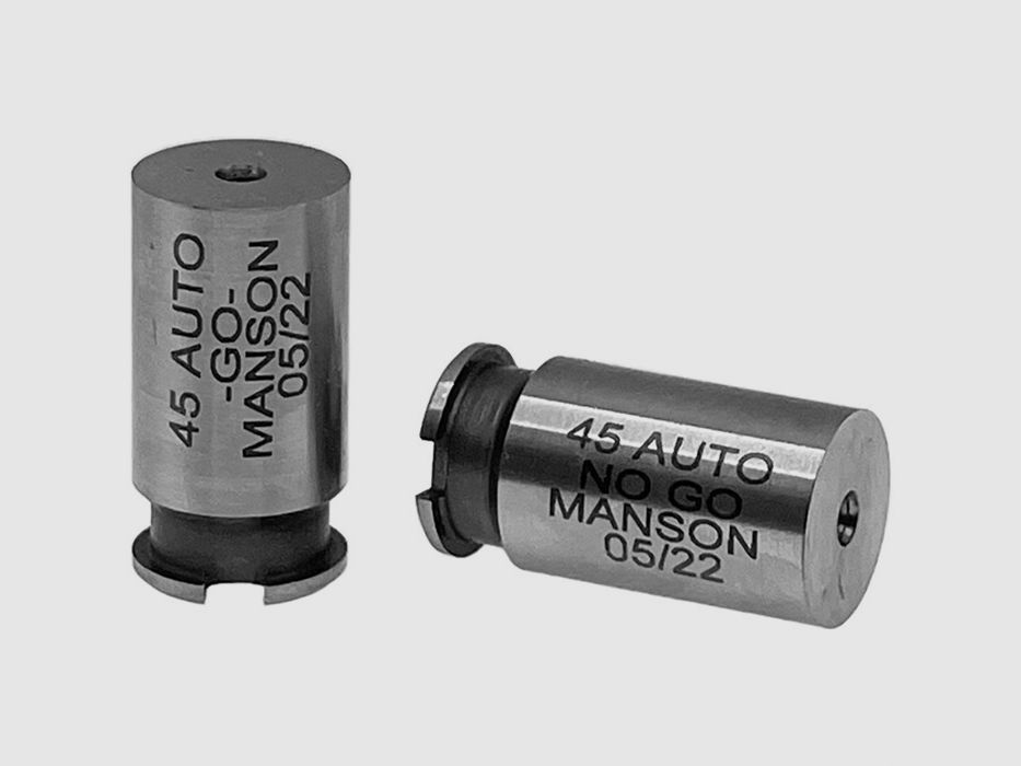 MANSON PRECISION Headspace Gauge NO GO voor .45 ACP, staal, afbeelding 1 van 3
