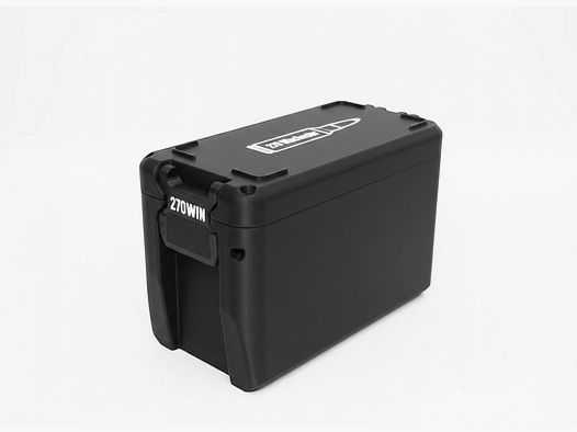 Filamelt ammunition box / 270 Winchester / 'folding / locking lid' / cartridge box, ammo box