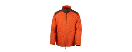 Waldkauz Fleecejacke "Urs", Orange