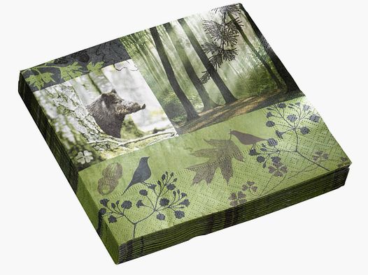 Servietten Waldmotiv