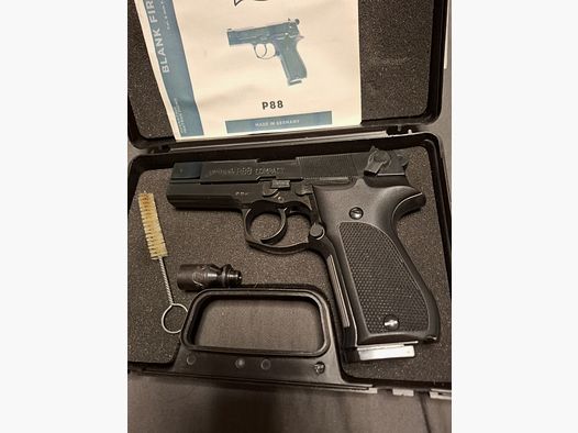 Walther P88 Compact 9mm P.A.K. PTB 764  "NEU"