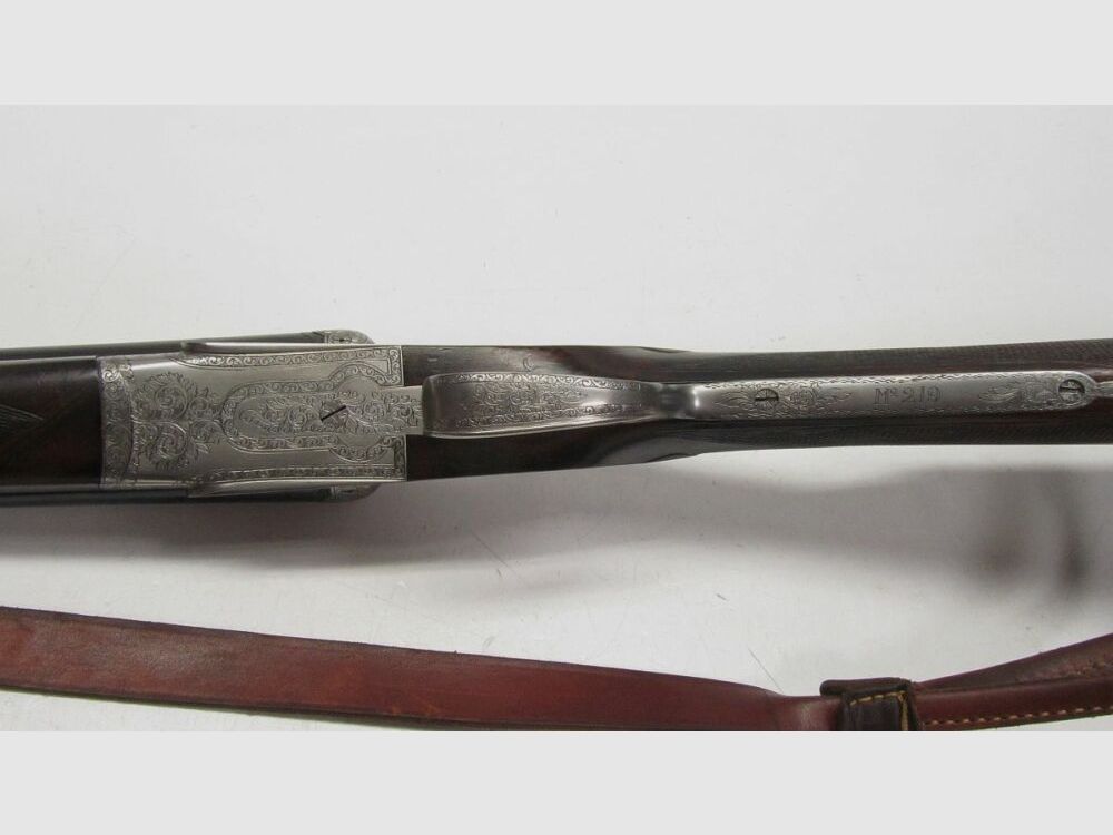 Grulla San Remo side lock double shotgun 12/70 Mod. 219 12/70