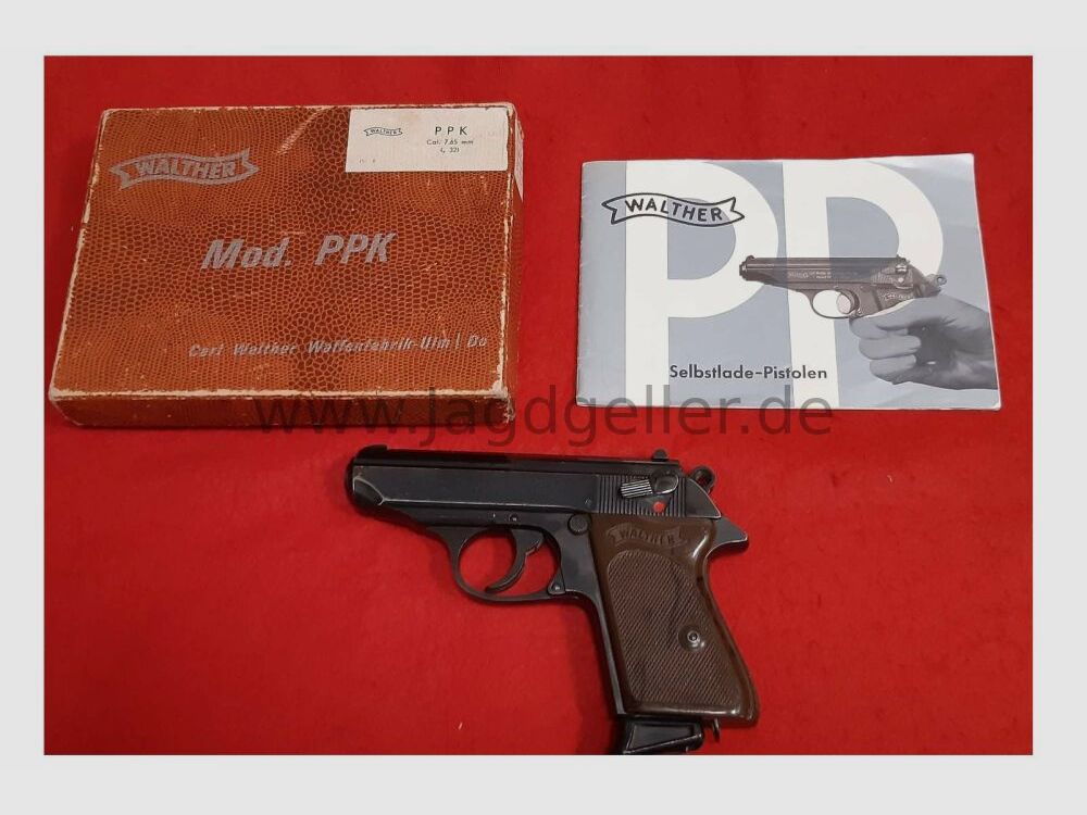 Walther PPK 7,65 Browning. w oryginalnym pudełku 7,65mm Browning