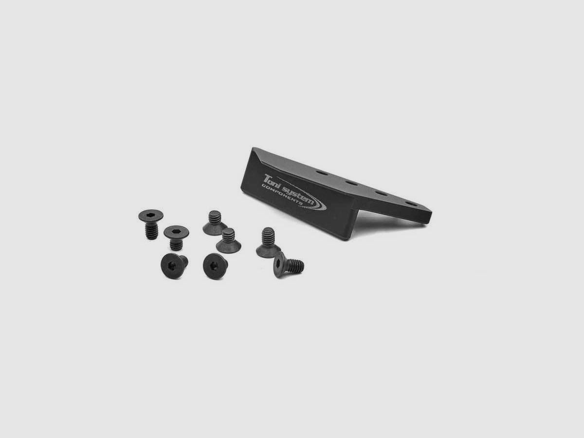 TONI SYSTEM AD4DX Finger rest 4 holes, Right side, Left shooter, Color: Orange, image 2 of 3