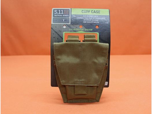 5.11 Cuff Case (58721) 131 Flat Dark Earth Bag for Handcuffs, SlickStick System