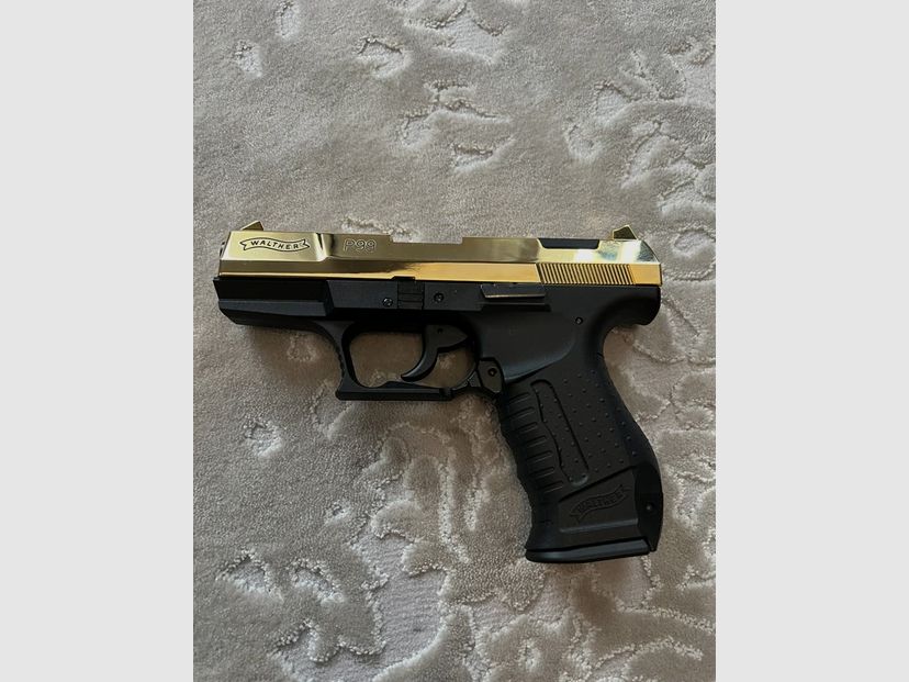 Walther P99 9mm P.A.K Sonderedition Gold