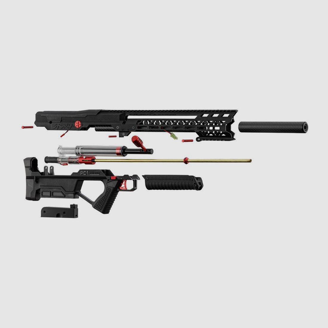 Replik PC1 Storm Airsoft Pneumatisch Schwarz Standard - Maximale Präzision - Überlegene Leistungen beim Schießen, Bild 2 von 5
