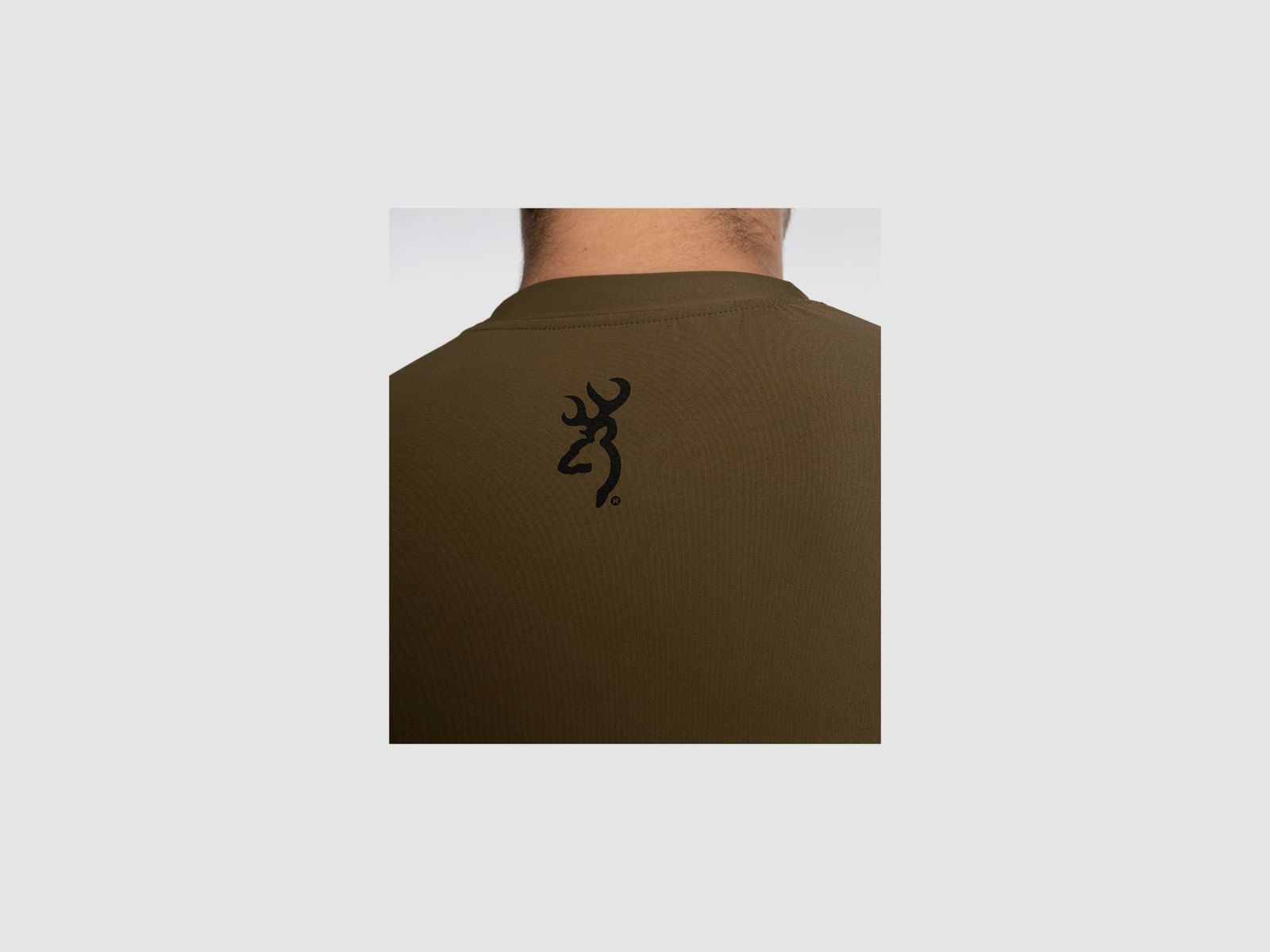 Camiseta de manga larga, Browning, Teamspirit, verde militar, S, imagen 6 de 6
