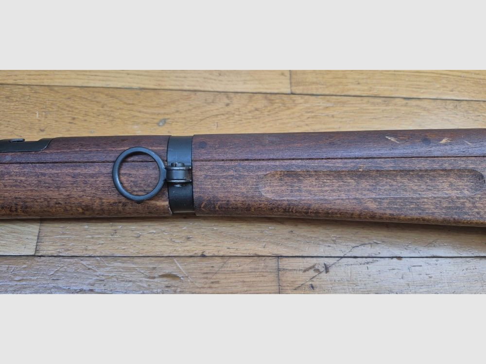 Transitoire Mas 36 mit Visierung des Mas 36-51 - Mono-Nummer Holz, Magazin, Gehäuse, Lauf – Stille Kammer – Originalkaliber 7.5 MAS – Mechanik und Holz in TBE – Wunderschöner Lauf – Waffe aus dem Jahr 1954 – Höchstwahrscheinlich Mas 36 LG 48 umgebaut auf Standard 36-51 – Interessante und wenig verbreitete Variante! – TBE+, Bild 26 von 28