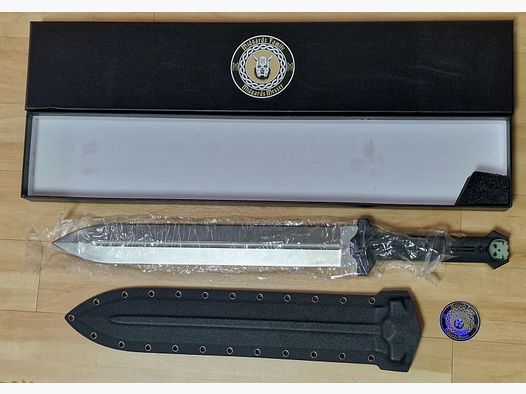 New Year Prize: Midgard's Knife Tyrfing V2 Short Sword New OVP 1.7 kg Sandvik Steel