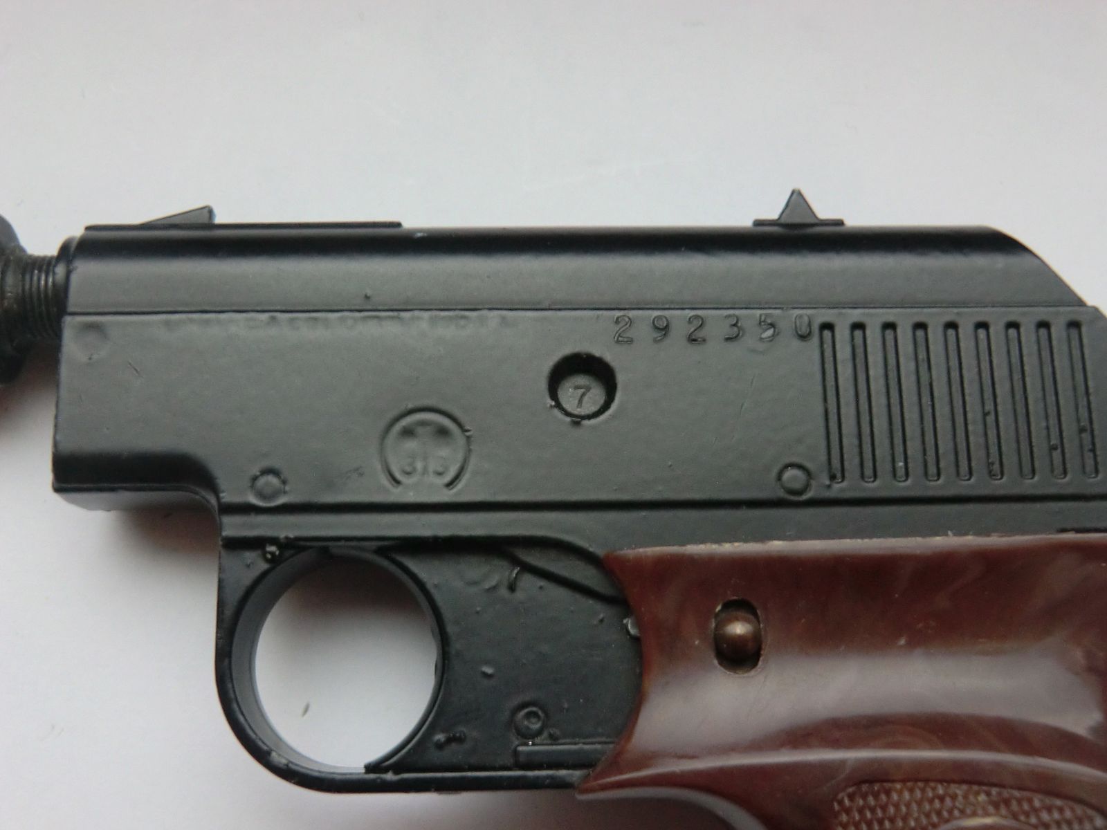 Umarex Mod. 302 ähnlich Röhm RG 3 ( Made in Italy ) 6mm PTB: 313  7 - Schuss Stangenmagazin, + 15mm Pyrobecher