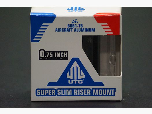 UTG Super Slim Riser Mount 3 Slot 3cm