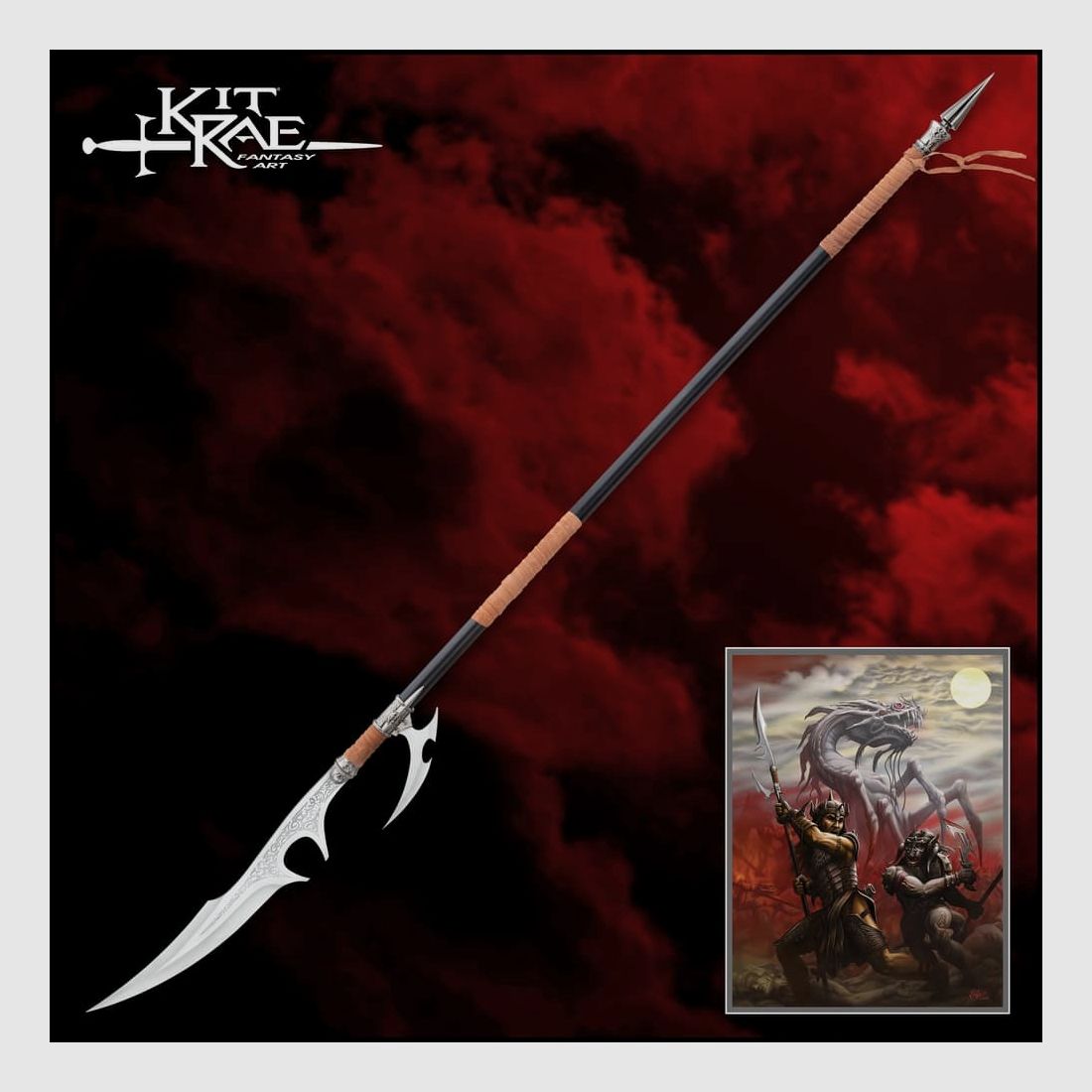 Kit Rae Ellexdrow Kriegsspeer / Fantasy Speer
