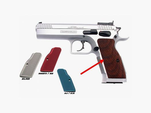 COPPIA GUANCETTE ALLUMINIO FUSTO SPORT X STOCK II TANFOGLIO NERE
