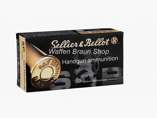 S+B .357Mag. SP 158grs. 50St