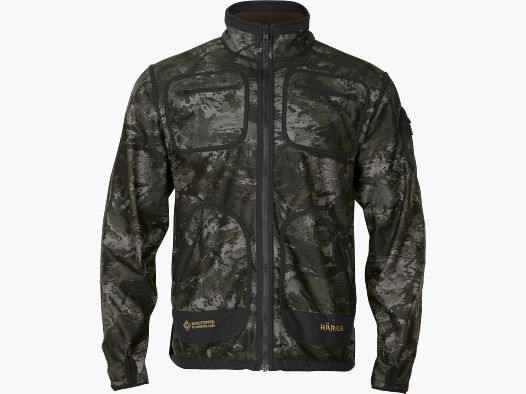 Härkila Kamko NOCTYX WSP Reversible Fleece Jacket Men AXIS MSP®Black/Willow green 4XL