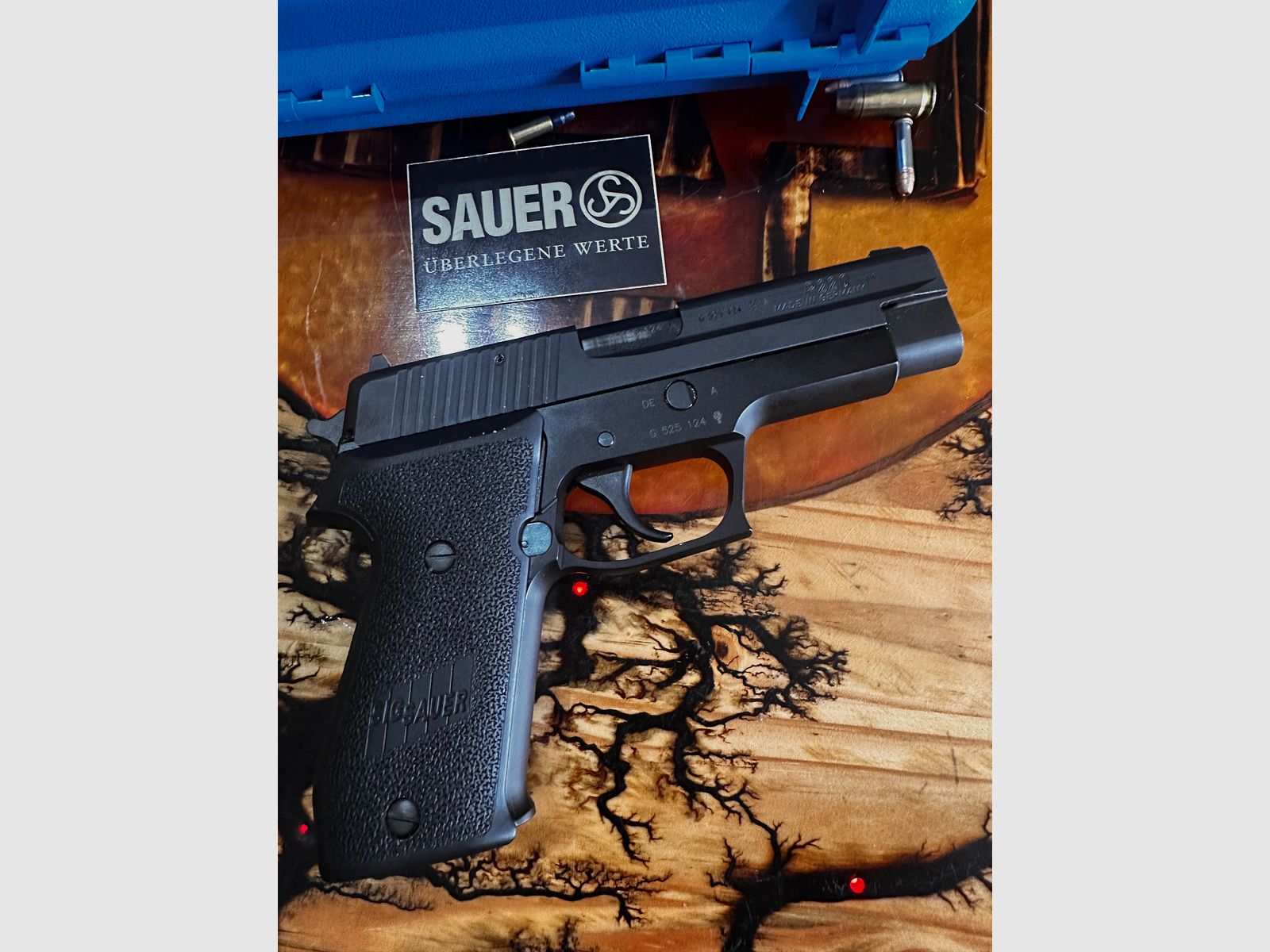 Sig Sauer P220, caliber 45 ACP including interchangeable system 22 lfb