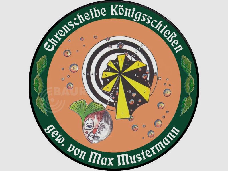 Schützenscheibe ECO-LINE Motiv 076