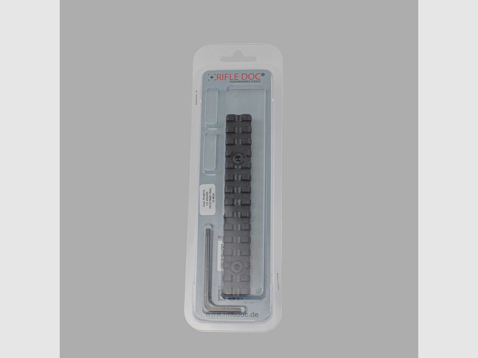 Rail de montage Picatinny Weaver en acier pour CZ 452 / 455