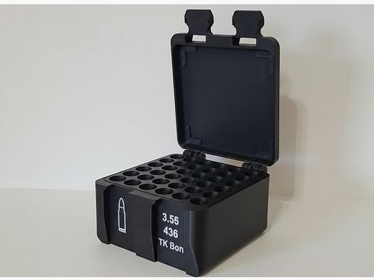 Filamelt Munitionsbox / 28 Gauge / 'Klapp- / Rastdeckel' / Patronenbox, Ammo Box
