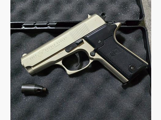 Colt Double Eagle Nickel arme à blanc 9mm PAK