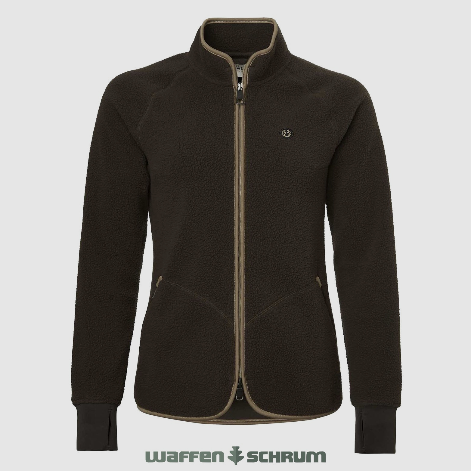 Chevalier Jacke Pax Light Pile Cuir Marron