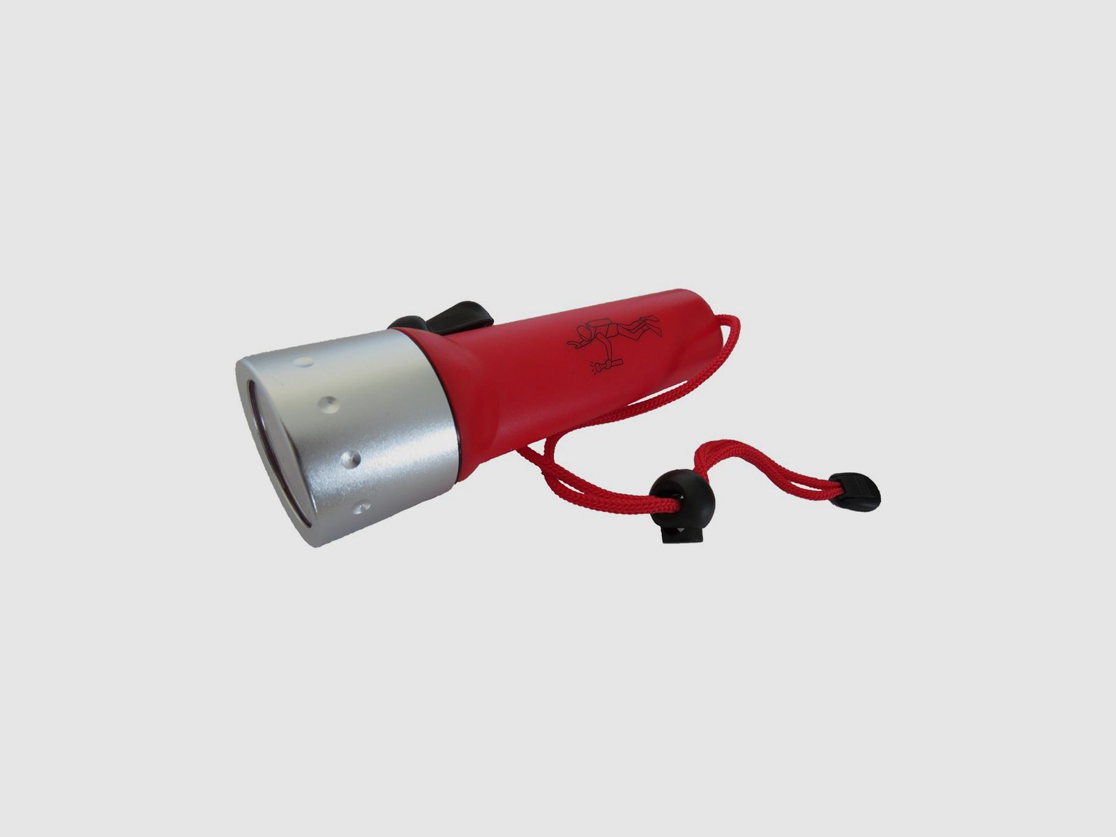 Torcia tascabile subacquea a 1 led Cree, immagine 2 di 3