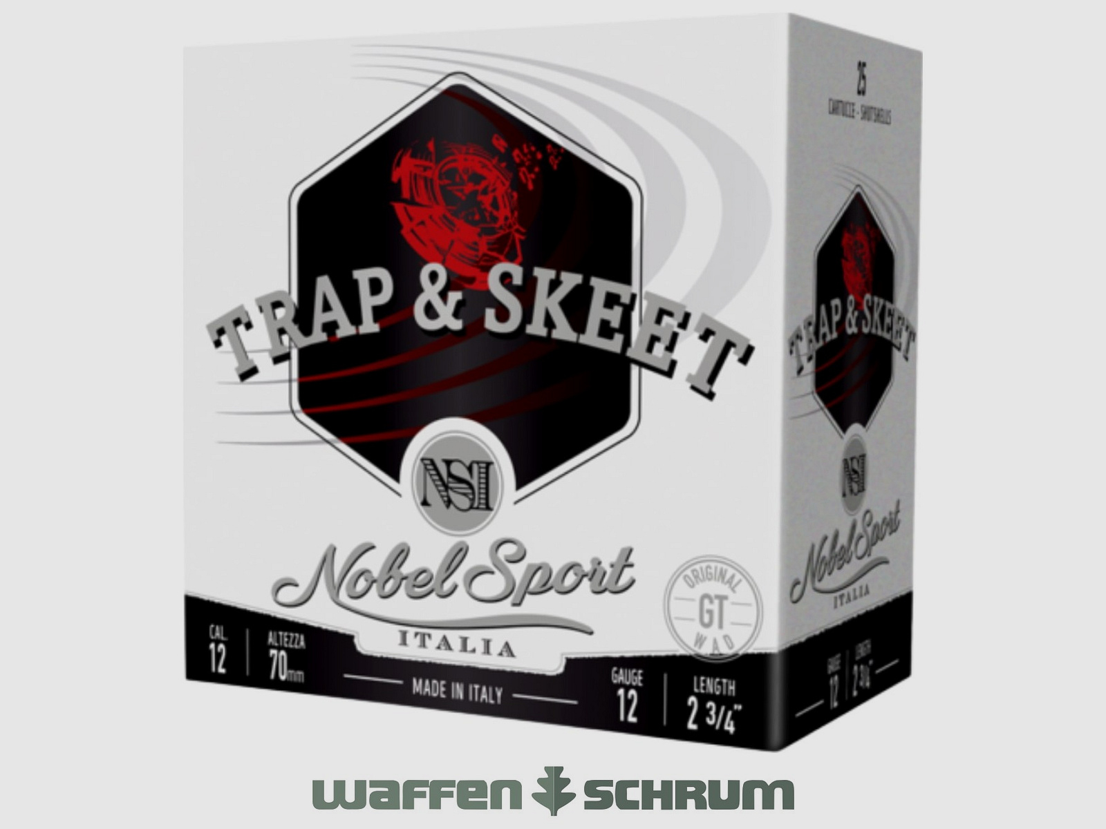 Nobel Sport Italia Trap and Skeet Skeet Shot 12/70 T9.5 2.0mm - 24g