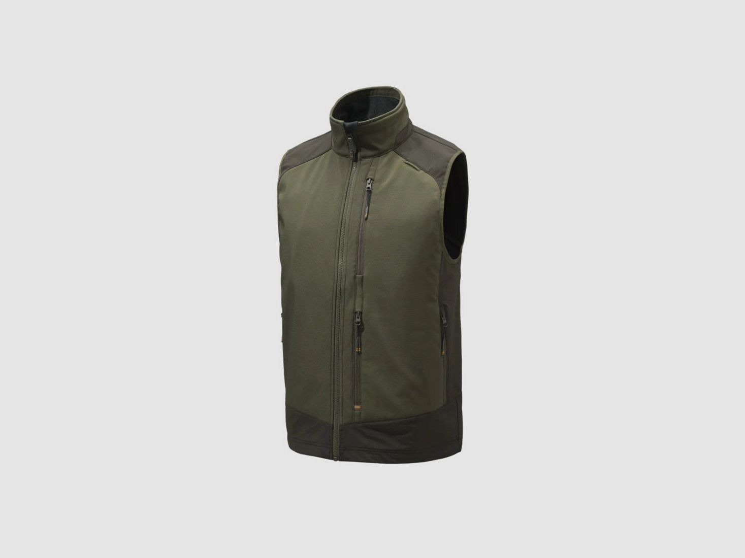 BERETTA GILET BUTTE SOFTSHELL VEST MOSS & BROWN BARK, image 1 of 5