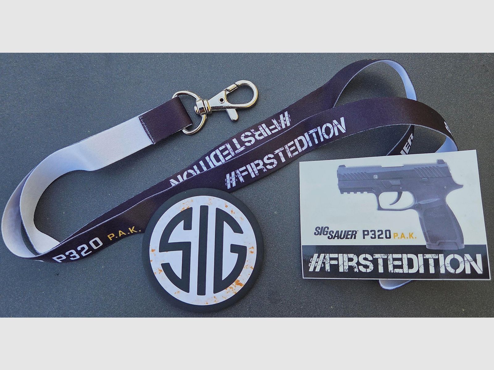 Zeer zeldzaam! Verzamelobject! Verkoop Sig Sauer P320 9mm P.A.K First Edition