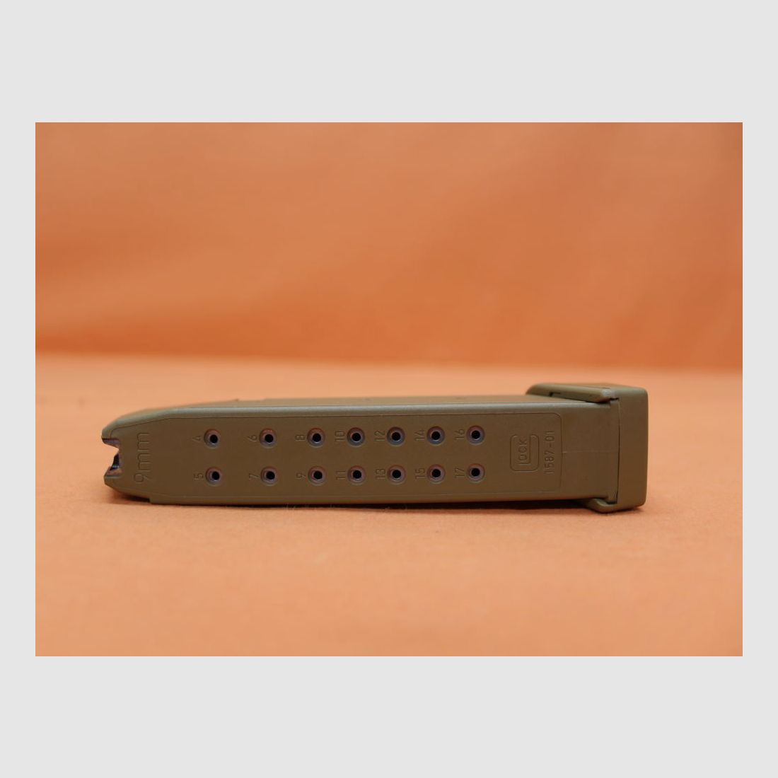 Glock Glock 19X Magazin Gen5 19-Schuss 9mmLuger Coyote schwarzer Zubringer