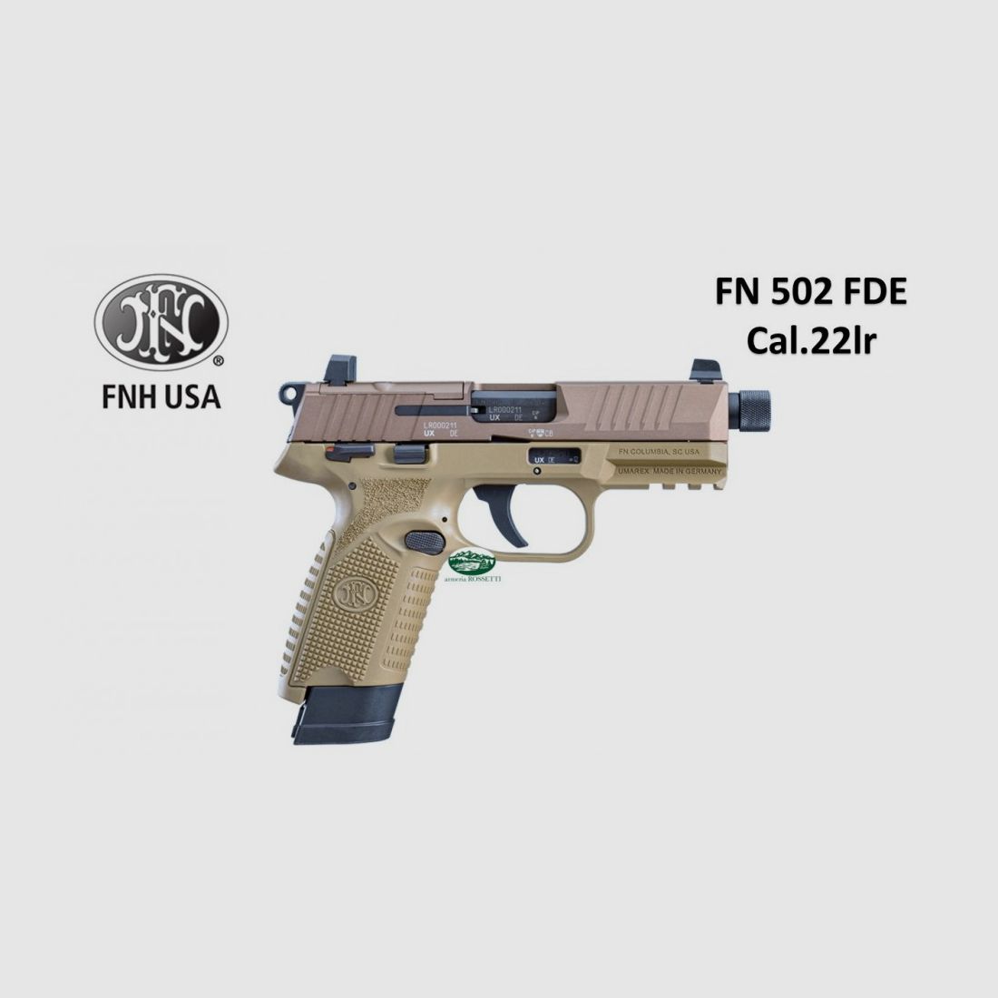 FN 502 FDE cal. .22 lr, image 1 sur 2
