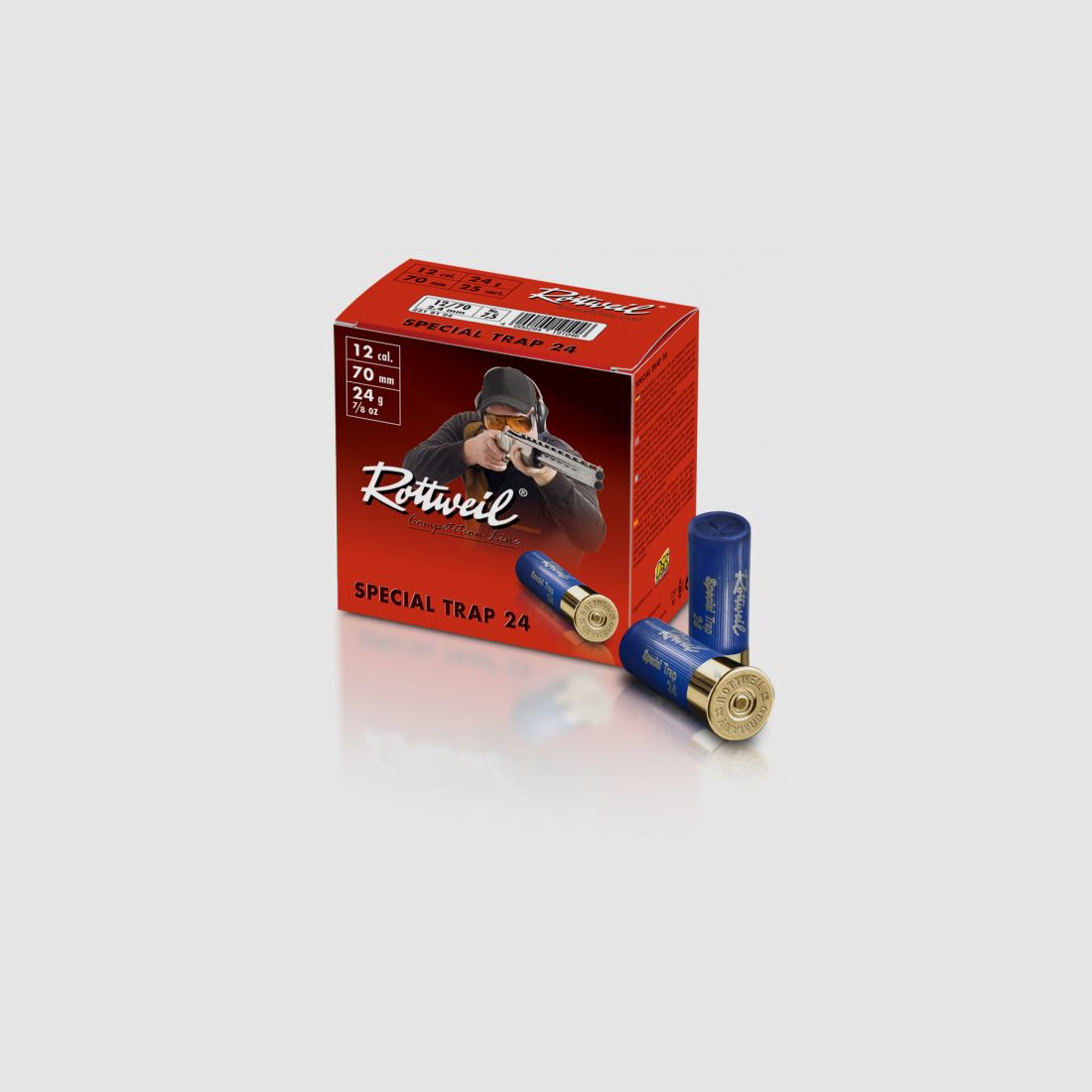 ROTTWEIL SPECIAL TRAP 24 - 12/70 - 24G - 2.4MM - 25 CARTRIDGES